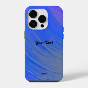 Bright Blue Swirl Cell Phone Case HAmbyWG