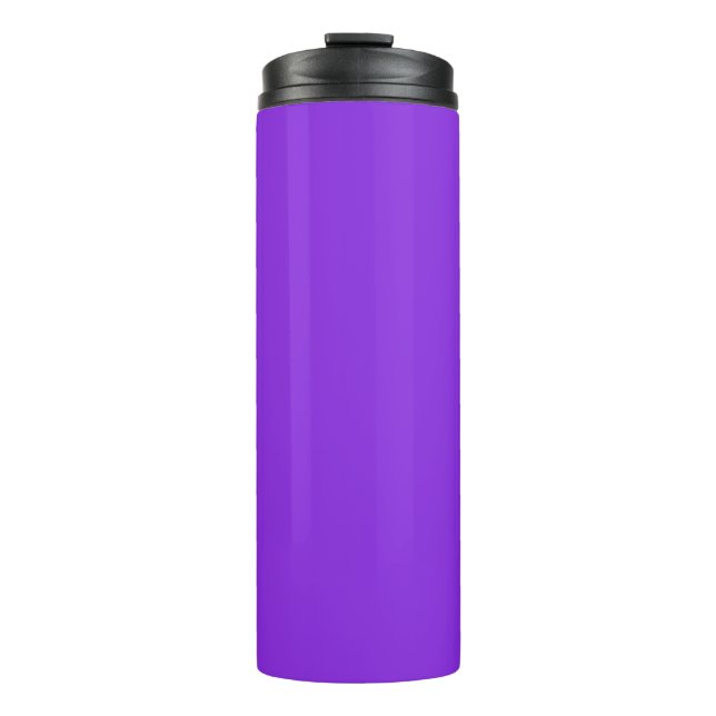  Bright Blue Violet (solid colour)  Thermal Tumbler (Front)