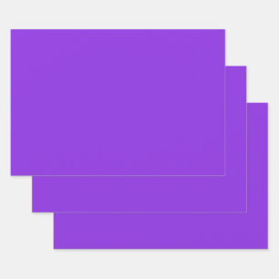 Bright Blue Violet  Wrapping Paper Sheet