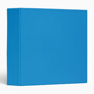 Bright Blue with Grainy Texture Binder