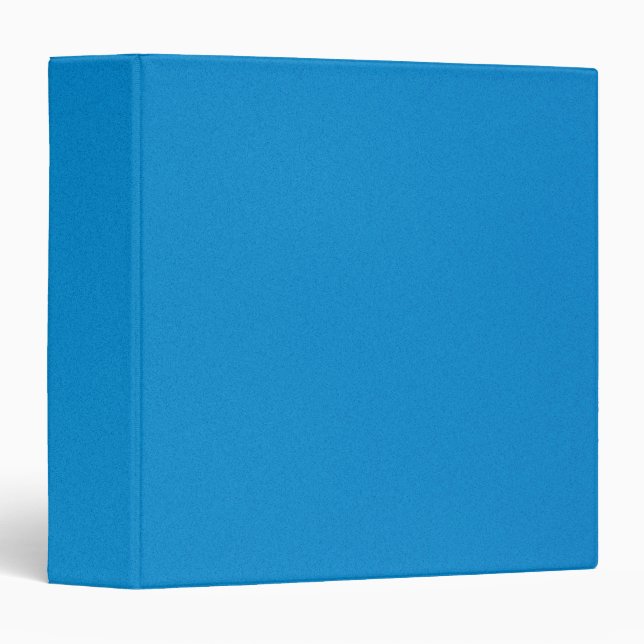 Bright Blue with Grainy Texture Binder (Front/Spine)