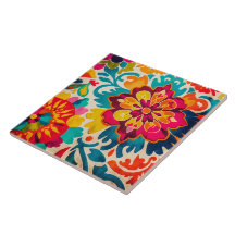 BRIGHT BOHEMIA boho style ceramic tile