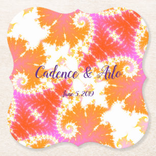 Bright Boho Paper Coaster