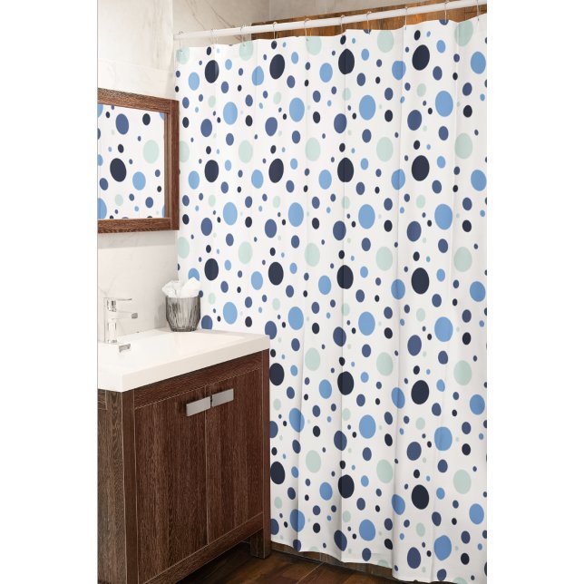 Bright bold blue polka dot (Creator Uploaded)