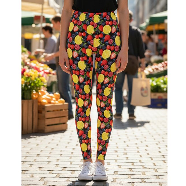 Bright & Bold Fruit Leggings (Creator Uploaded)