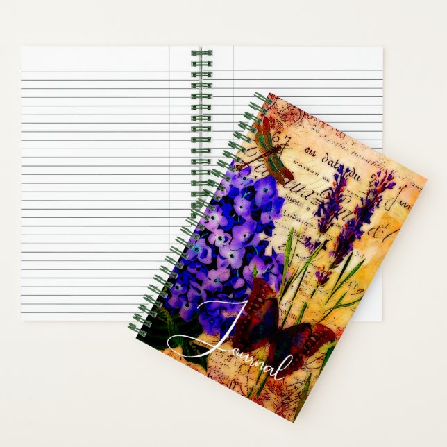 Bright botanical personalized journal (Inside)
