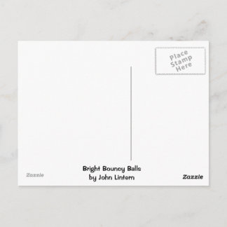 Bright Bouncy Balls Postcard