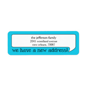 Bright Bubble New Address/Moving Announcement