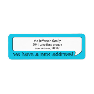Bright Bubble New Address/Moving Announcement