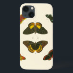 Bright Butterflies by Pieter Cramer iPhone 13 Case<br><div class="desc">These bright butterflies are extremely colourful in their presentation. An amazing piece by Pieter Cramer,  it would make an excellent gift for the nature lover in your life!</div>