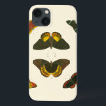 Bright Butterflies by Pieter Cramer iPhone 13 Case<br><div class="desc">These bright butterflies are extremely colourful in their presentation. An amazing piece by Pieter Cramer,  it would make an excellent gift for the nature lover in your life!</div>
