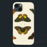 Bright Butterflies by Pieter Cramer iPhone 13 Case<br><div class="desc">These bright butterflies are extremely colourful in their presentation. An amazing piece by Pieter Cramer,  it would make an excellent gift for the nature lover in your life!</div>