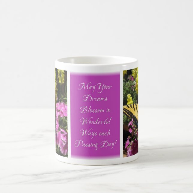 Bright Butterfly Blessings Mug - Pink Q2 (Center)