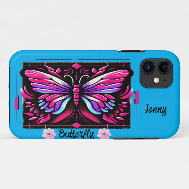 Bright Butterfly Customizable  Case-Mate iPhone Case (Back (Horizontal))