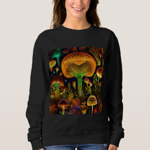 bright cactus art sweatshirt