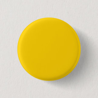 Bright Canary Yellow, Fashionable Colour Backgroun 1 Inch Round Button