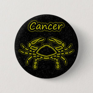 Bright Cancer 2 Inch Round Button