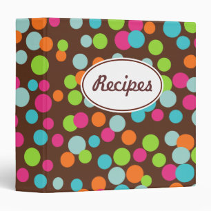 Bright Candy Recipe Binder Gift