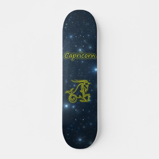 Bright Capricorn Skateboard (Front)