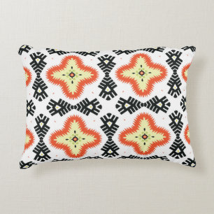 Bright Carpet: Ethnic Aztec Ornament Accent Pillow