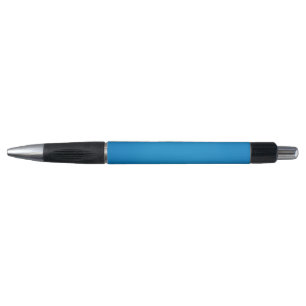 Bright Cerulean Blue with Grainy Texture Pen