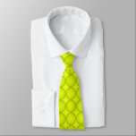 Bright Chartreuse Dotted Mens Tie<br><div class="desc">Chartreuse dots / circles novelty mens tie.  Brightly coloured pattern in yellow-green.</div>