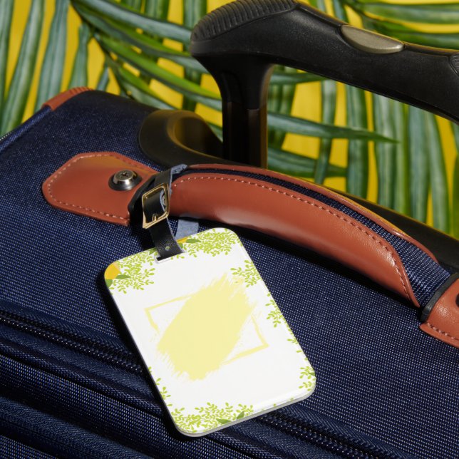 Bright & Cheerful Travel Accessory Luggage Tag (Front Insitu 1)