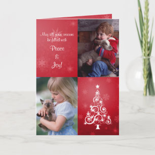 Bright Christmas Folded Photo Card
