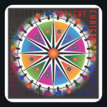 Bright Christmas Stickers<br><div class="desc">Brighten up your Christmas with this modern design.</div>