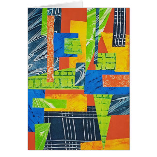 Bright Collage Greeting Card 1