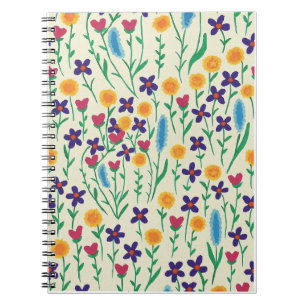 Bright Colored Floral Watercolor Notebook/Journal  Notebook