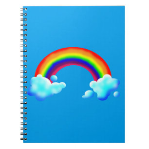 Bright & Colorful Rainbow Notebook