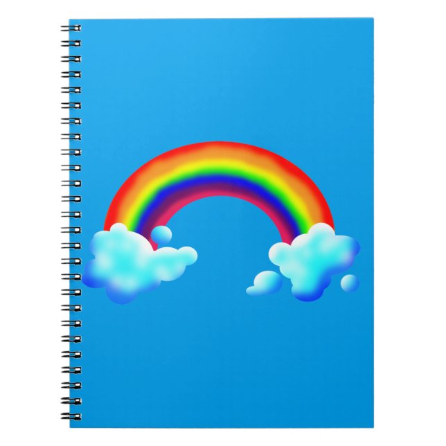 Bright & Colorful Rainbow Notebook (Front)