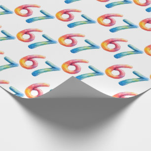 Bright Colors 67 No Meaning Whatsoever White Wrapping Paper