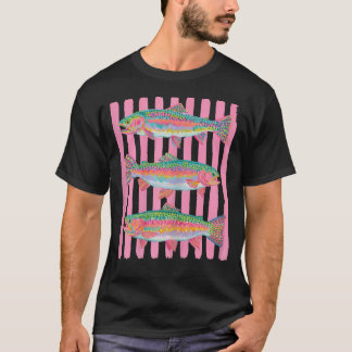 Bright Colour Fish Bright Colour Summer Fishing T-Shirt