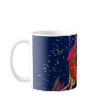 Bright Colour Flower Mug