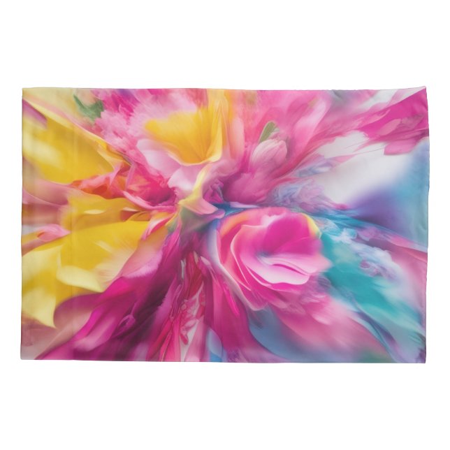 Bright Colour Pillowcase (Back)