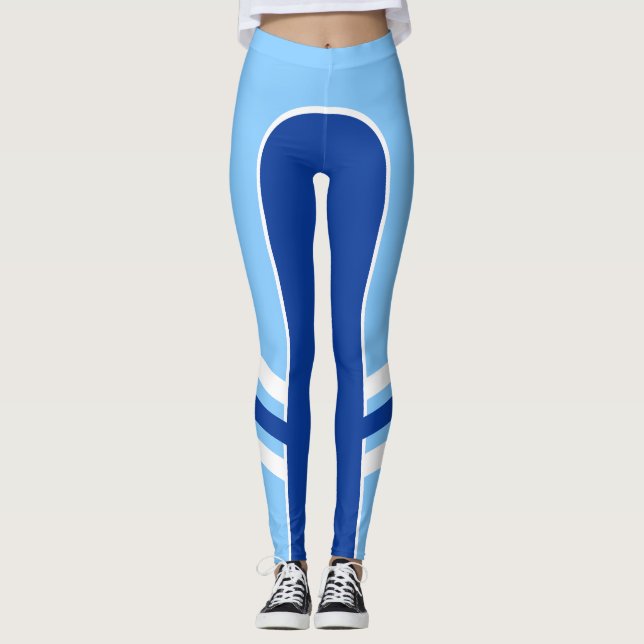 Bright Colour Side Band Leggings 2 (Front)