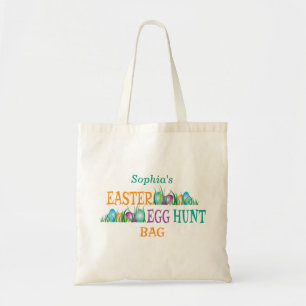 Bright Coloured Easter Eggs   Egg Hunt Tote Bag