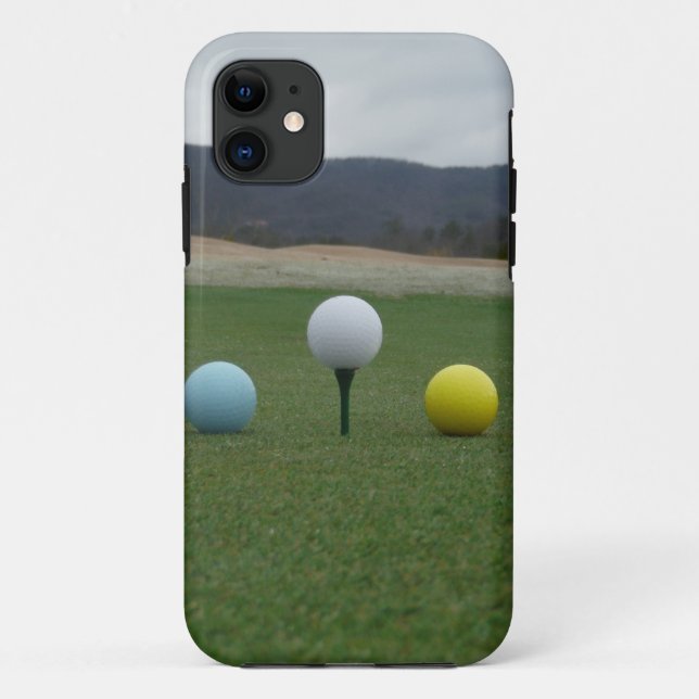 bright coloured Golf Balls on a mountain Case-Mate iPhone Case (Back)