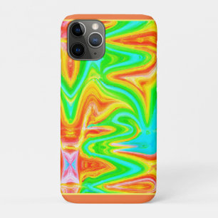 Bright Colourful Abstract Pattern iPhone 11 Pro Case