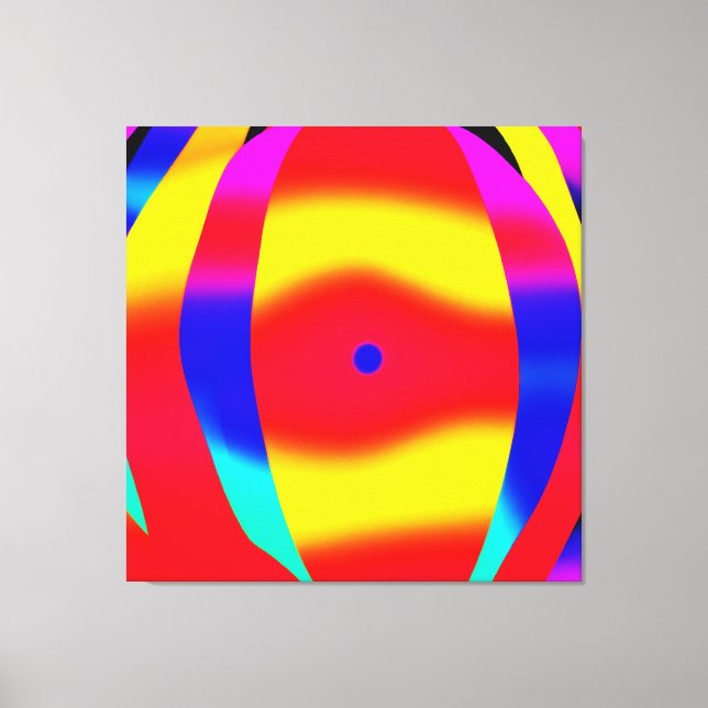  Bright, Colourful and Bold Design Canvas Print (Front)