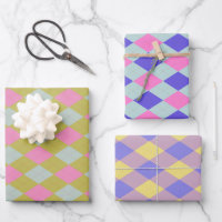 Bright Colourful Argyle Pattern