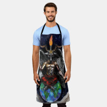 Bright Colourful Baphomet Occult Ascension