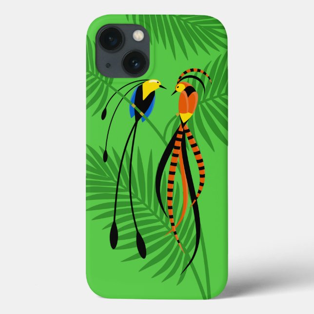 Bright Colourful Birds of Paradise Case-Mate iPhone Case (Back)