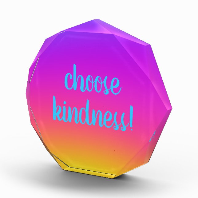 Bright Colourful "Choose Kindness" Photo Block (Right)