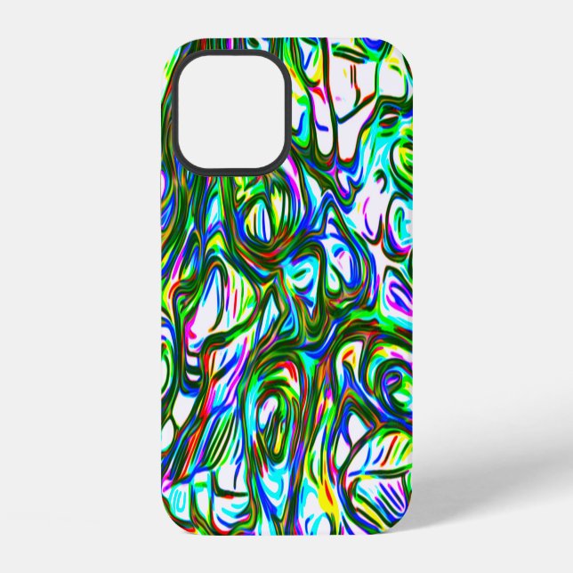 Bright Colourful Cool Funky iPhone Case (Back)