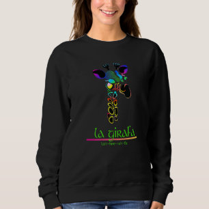 Bright Colourful Giraffe Sweatshirt