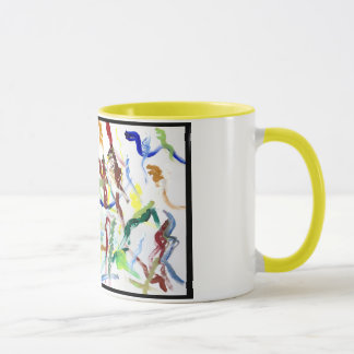 Bright colourful mug, utilizing original artwork! mug
