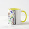 Bright colourful mug, utilizing original artwork!